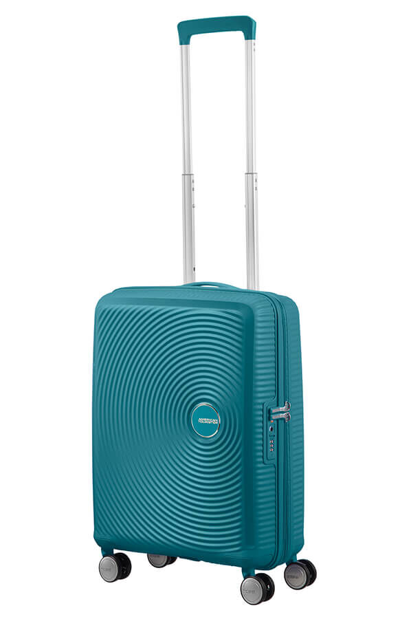 SoundBox Equipaje de cabina | American Tourister Soundbox Spinner Expandable 55cm  Jade Green