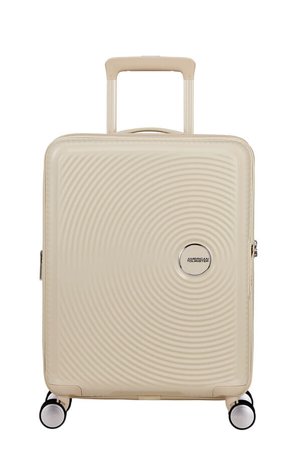 American Tourister SoundBox Spinner TSA Expandable 55cm  Coconut Sand
