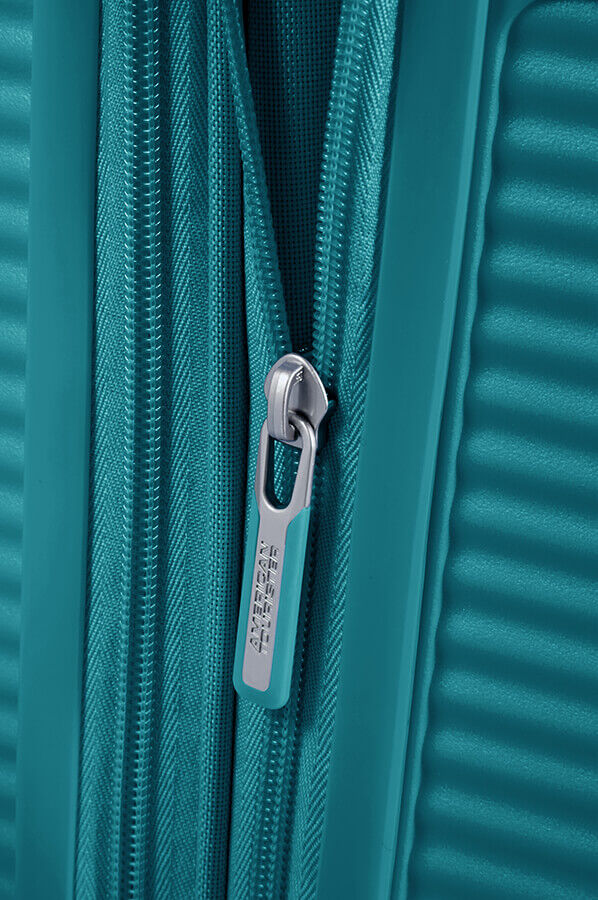 SoundBox Equipaje de cabina | American Tourister Soundbox Spinner Expandable 55cm  Jade Green