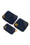 Packing Cubes Set de 3 Packing Cubes | American Tourister American Tourist. Ta Packing Cubes S/M/L  Navy/Orange