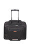 American Tourister At Work Rolling Tote  15.6inch Black/Orange