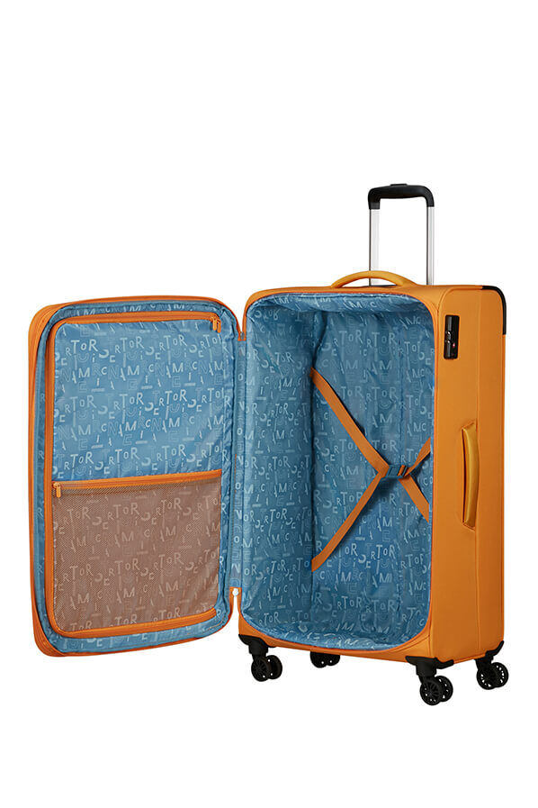 American Tourister Pulsonic Spinner Expandable 81cm  Sunset Yellow