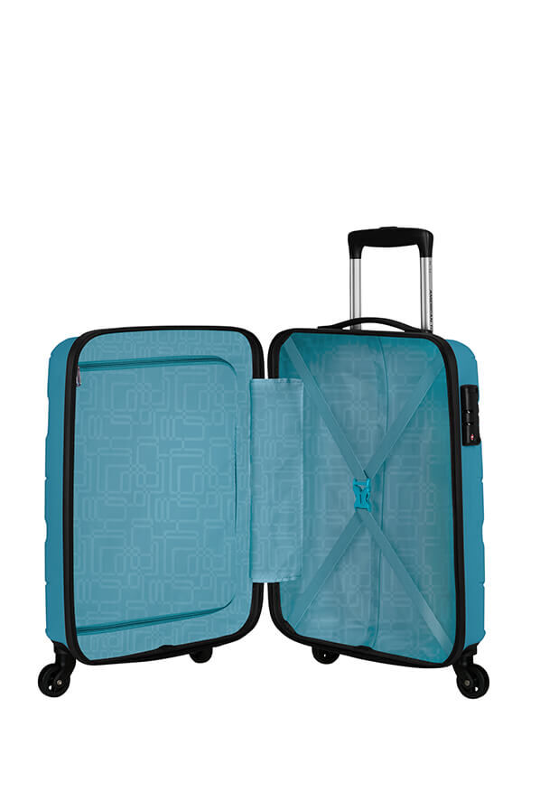 American Tourister Jetdriver 3.0 Spinner TSA SW 55cm  Light Blue