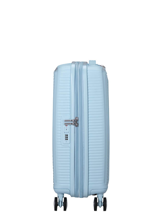 American Tourister SoundBox Spinner TSA Expandable 55cm  Pastel Blue American Tourister SoundBox Spinner TSA Expandable 55cm  Pastel Blue