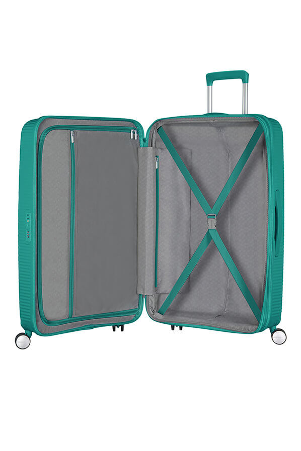 American Tourister Soundbox Spinner TSA Expandable 67cm  Forest Green