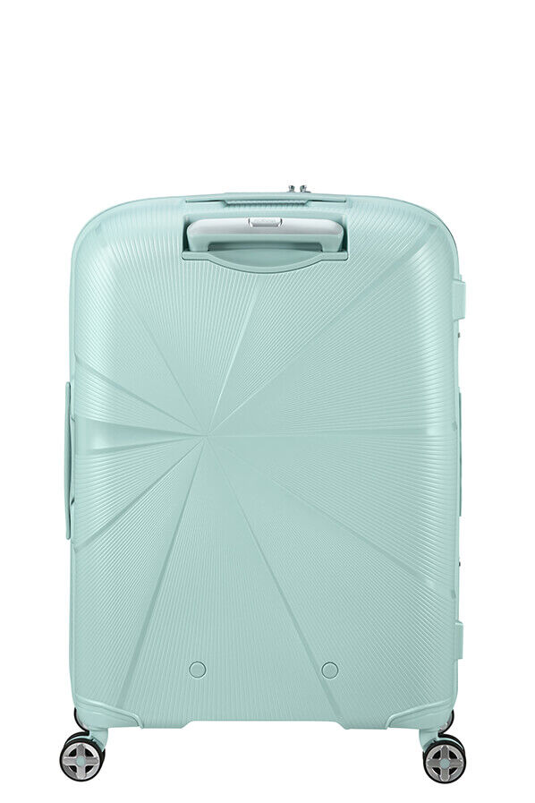 American Tourister StarVibe Spinner Expandable TSA 67cm  Metallic Surf Blue American Tourister StarVibe Spinner Expandable TSA 67cm  Metallic Surf Blue