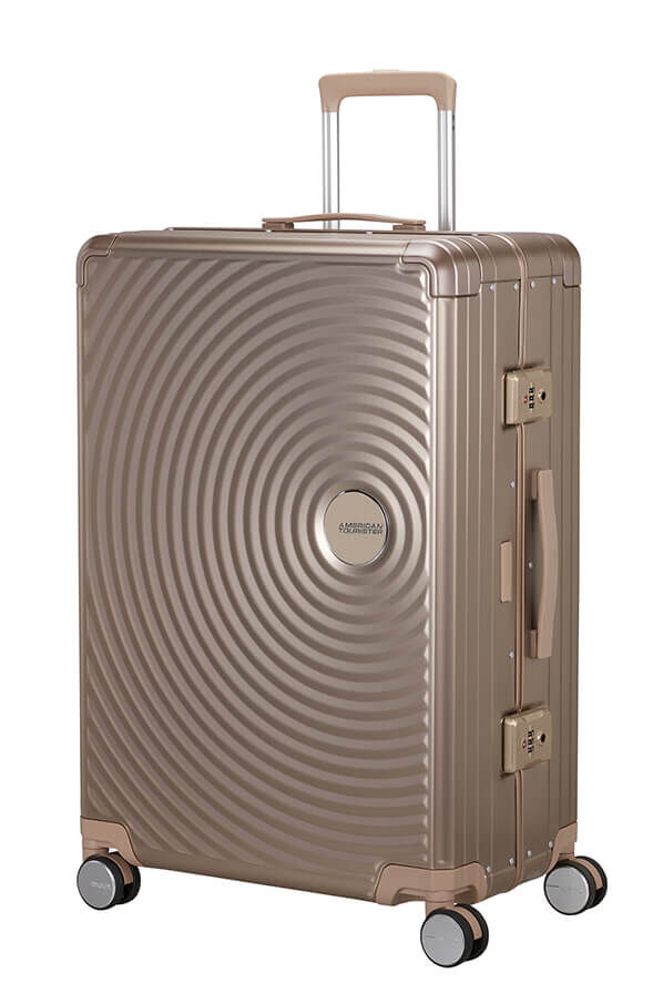 American Tourister Soundbox Alu Spinner TSA 77cm  Bronce