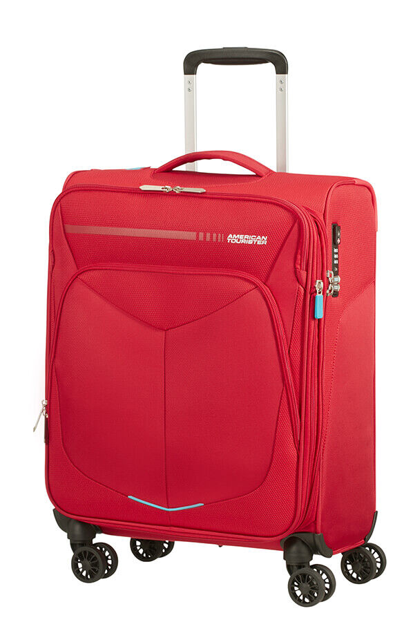 American Tourister Summerfunk Spinner Exp TSA 55cm  Rojo