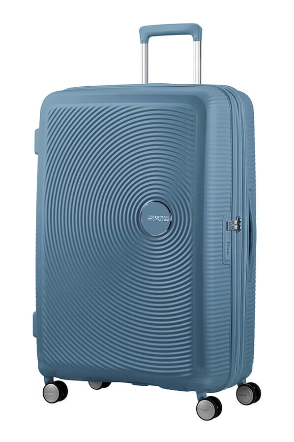 American Tourister Soundbox Spinner Expandable 77cm  Stone Blue American Tourister Soundbox Spinner Expandable 77cm  Stone Blue
