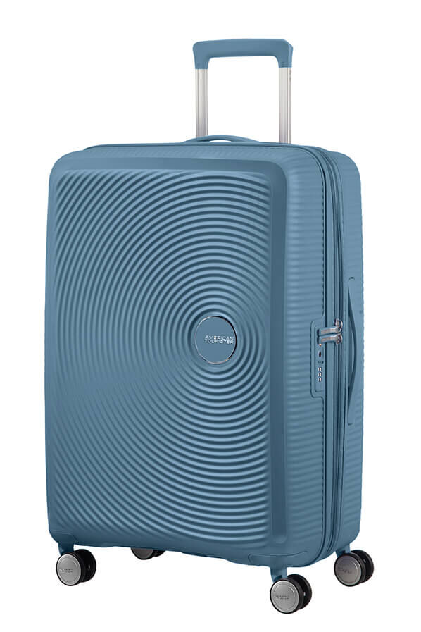 American Tourister Soundbox Spinner Expandable 67cm  Stone Blue American Tourister Soundbox Spinner Expandable 67cm  Stone Blue