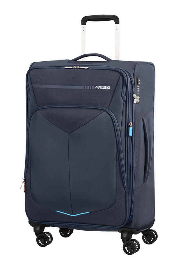 American Tourister Summerfunk Spinner Exp TSA 67cm  Navy