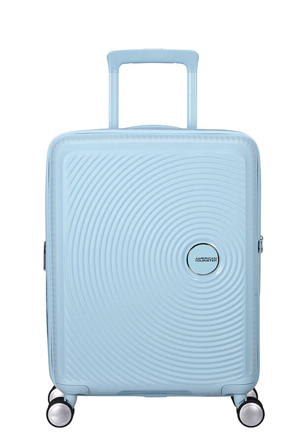 American Tourister SoundBox Spinner TSA Expandable 55cm  Pastel Blue American Tourister SoundBox Spinner TSA Expandable 55cm  Pastel Blue