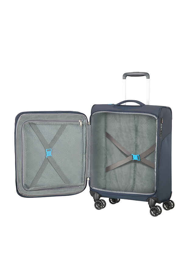 American Tourister Summerfunk Spinner Exp TSA 55cm  Navy