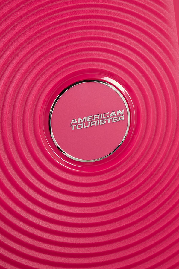 SoundBox Equipaje mediano | American Tourister Soundbox Spinner expansible 67cm Lightning Pink