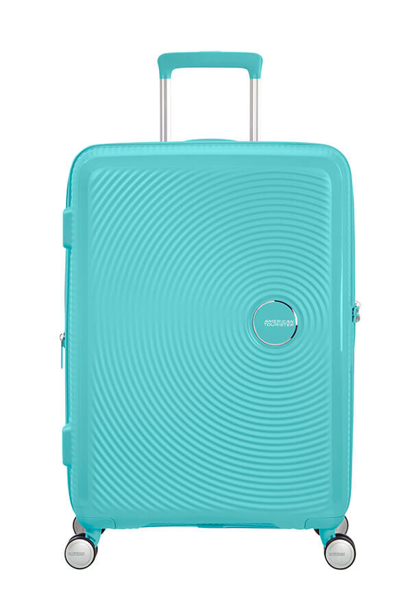 American Tourister Soundbox Spinner TSA Expandable 67cm  Poolside Blue American Tourister Soundbox Spinner TSA Expandable 67cm  Poolside Blue