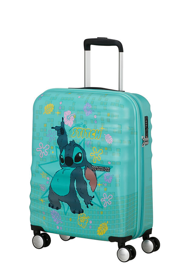American Tourister Disney Wavebreaker Spinner TSA Disney Fl 55cm  Stitch Flower