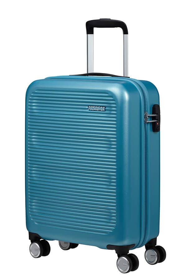 Astrobeam Maleta de Cabina | American Tourister Astrobeam Spinner TSA 55cm  Icy Aqua