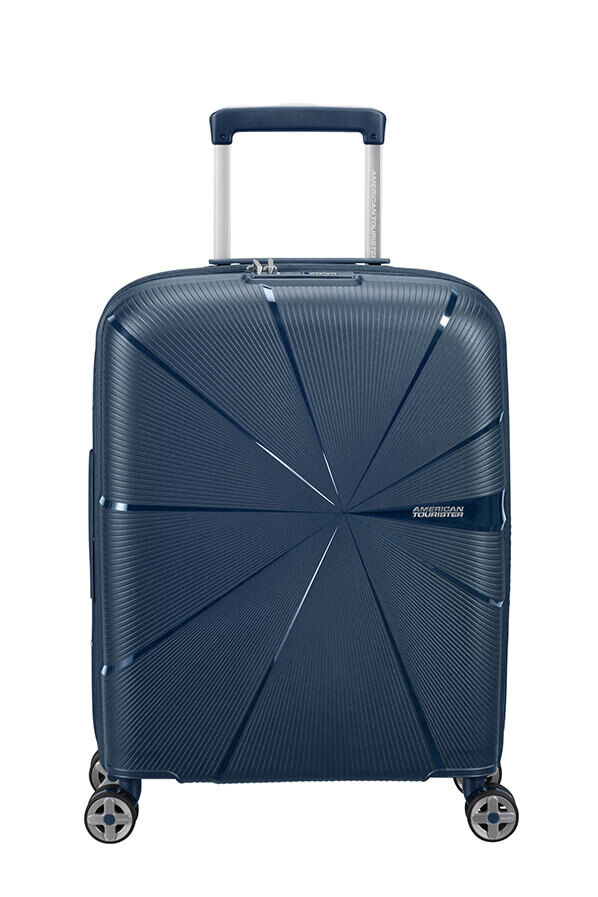 American Tourister Starvibe Spinner Expandable TSA 55cm Navy