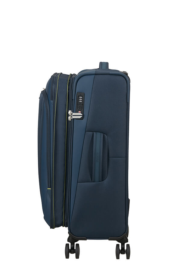 American Tourister Wanderlite Spinner EXP TSA M  Dark Navy