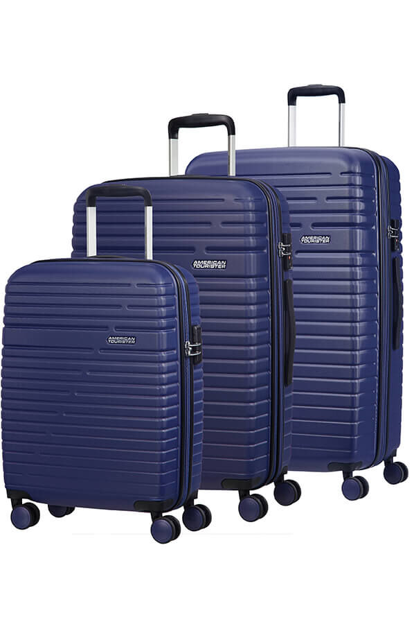 American Tourister Aero Racer 3 PC Set A Nocturne Blue American Tourister Aero Racer 3 PC Set A Nocturne Blue