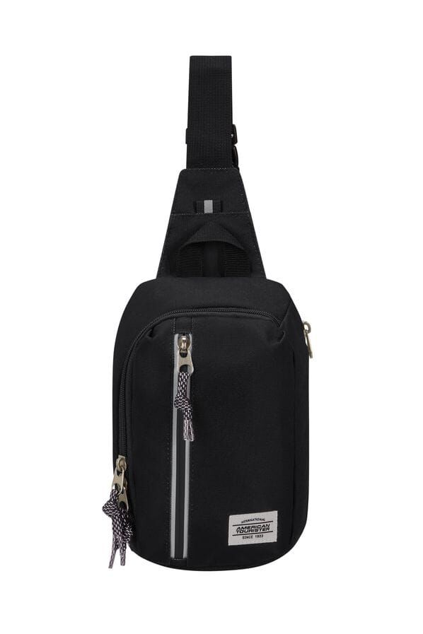 American Tourister Brightup Sling Bag Zip  Negro