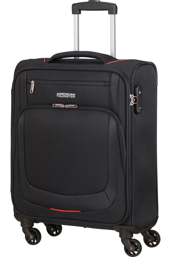 American Tourister Summer Session Spinner TSA 55cm Black/Red American Tourister Summer Session Spinner TSA 55cm Black/Red