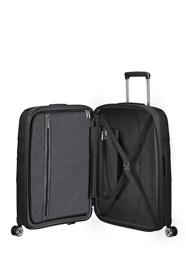 American Tourister Starvibe Spinner Expandable TSA 67cm Negro American Tourister Starvibe Spinner Expandable TSA 67cm Negro