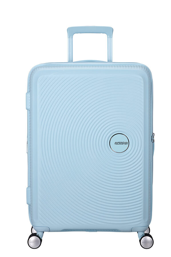 American Tourister SoundBox Spinner TSA Expandable 67cm  Pastel Blue American Tourister SoundBox Spinner TSA Expandable 67cm  Pastel Blue
