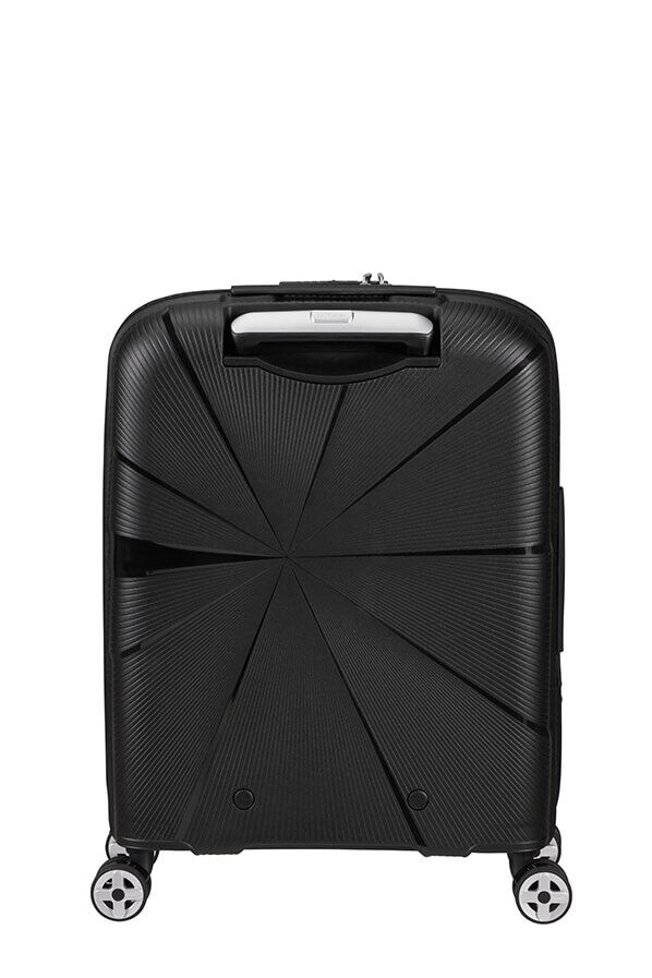 American Tourister Starvibe Spinner Expandable TSA 55cm Black American Tourister Starvibe Spinner Expandable TSA 55cm Black