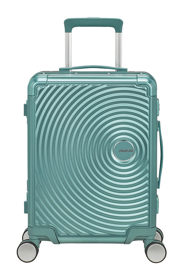 American Tourister Soundbox Alu Spinner TSA 55cm  Dusty Turquoise