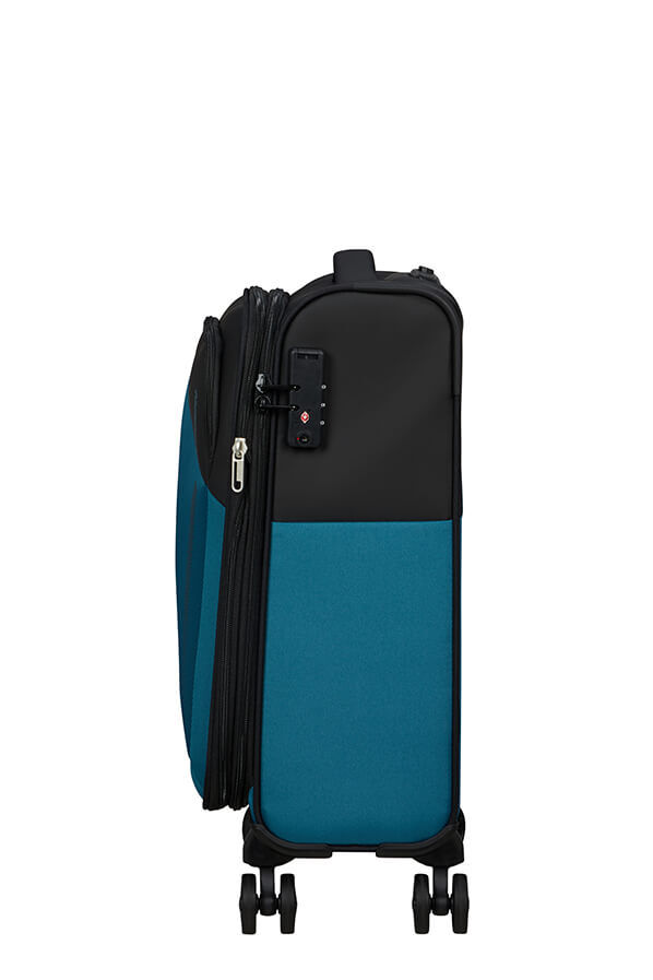 American Tourister Daring Dash Spinner Expandable TSA S  Black/Blue American Tourister Daring Dash Spinner Expandable TSA S  Black/Blue