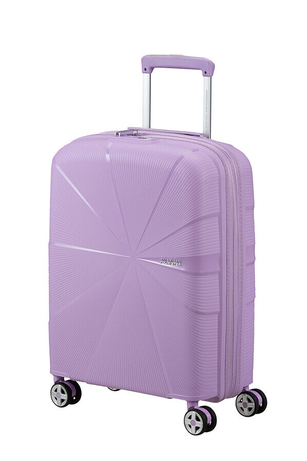 American Tourister Starvibe Spinner Expandable TSA 55cm Digital Lavender American Tourister Starvibe Spinner Expandable TSA 55cm Digital Lavender