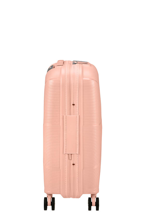 American Tourister StarVibe Spinner Expandable TSA 55cm  Metallic Peach