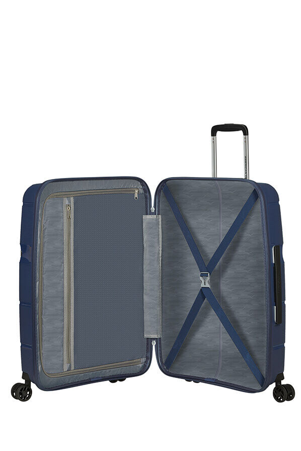 American Tourister Linex Spinner 66cm  Deep Navy American Tourister Linex Spinner 66cm  Deep Navy