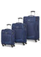 American Tourister Summer Session 3 Pc Set A  Dark Blue/Light Blue American Tourister Summer Session 3 Pc Set A  Dark Blue/Light Blue