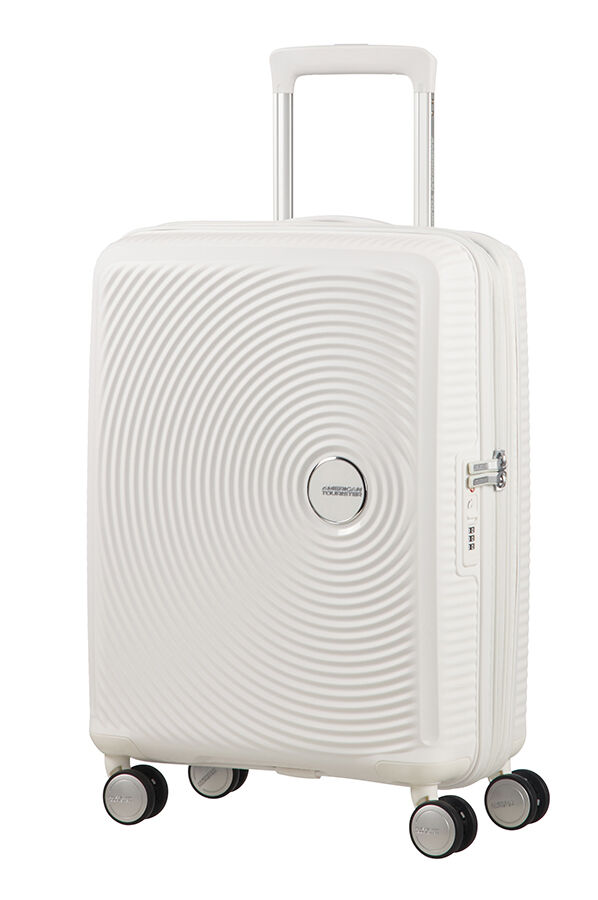 American Tourister Soundbox Spinner expansible 55cm Pure White