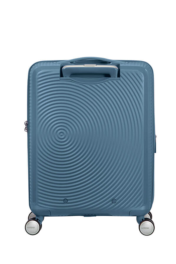 American Tourister Soundbox Spinner Expandable 55cm  Stone Blue American Tourister Soundbox Spinner Expandable 55cm  Stone Blue
