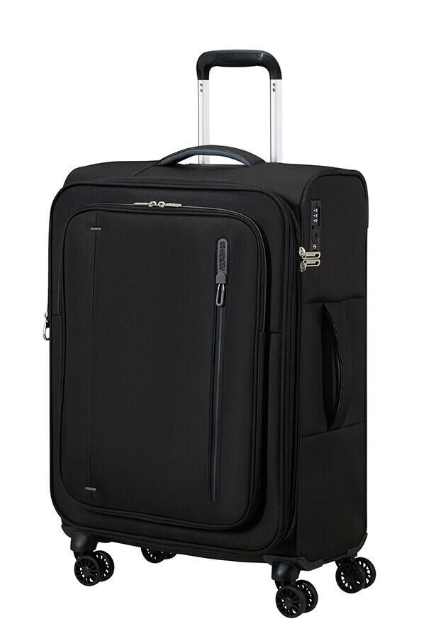 American Tourister Cloudrider Spinner EXP TSA M  Jet Black