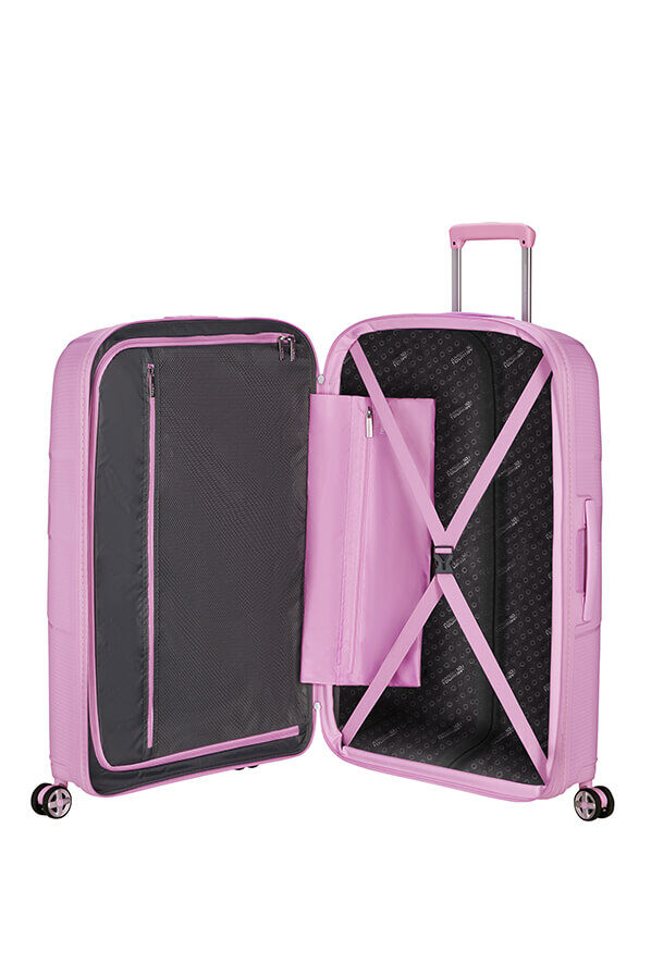 American Tourister StarVibe Spinner Expandable TSA 77cm  Metallic Pastel Lavender American Tourister StarVibe Spinner Expandable TSA 77cm  Metallic Pastel Lavender