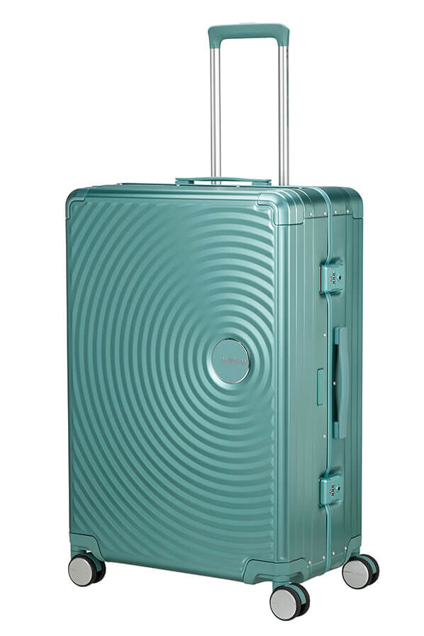 American Tourister Soundbox Alu Spinner TSA 77cm  Dusty Turquoise