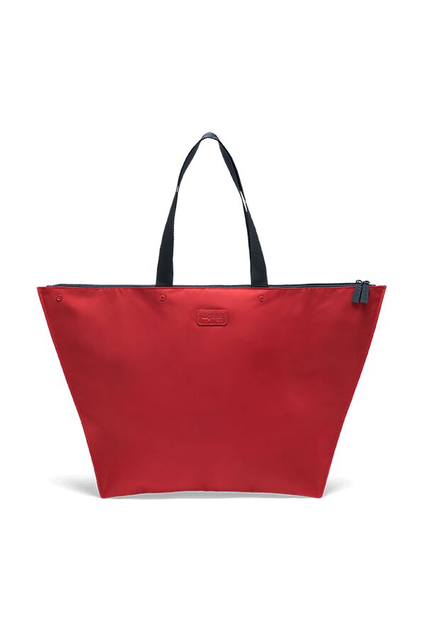 Lipault Pliable Foldable Shopper Navy/Cherry Red Lipault Pliable Foldable Shopper Navy/Cherry Red