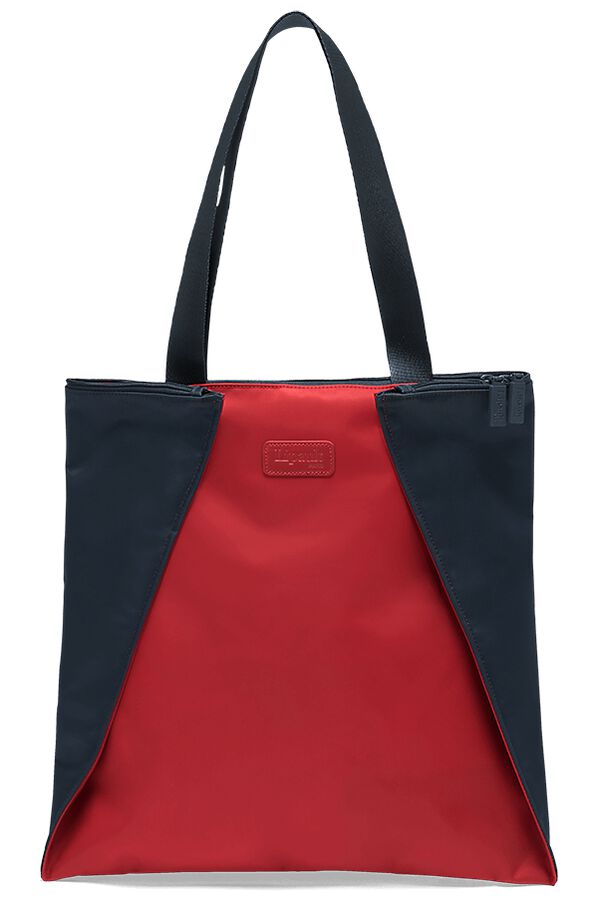 Lipault Pliable Foldable Shopper Navy/Cherry Red Lipault Pliable Foldable Shopper Navy/Cherry Red