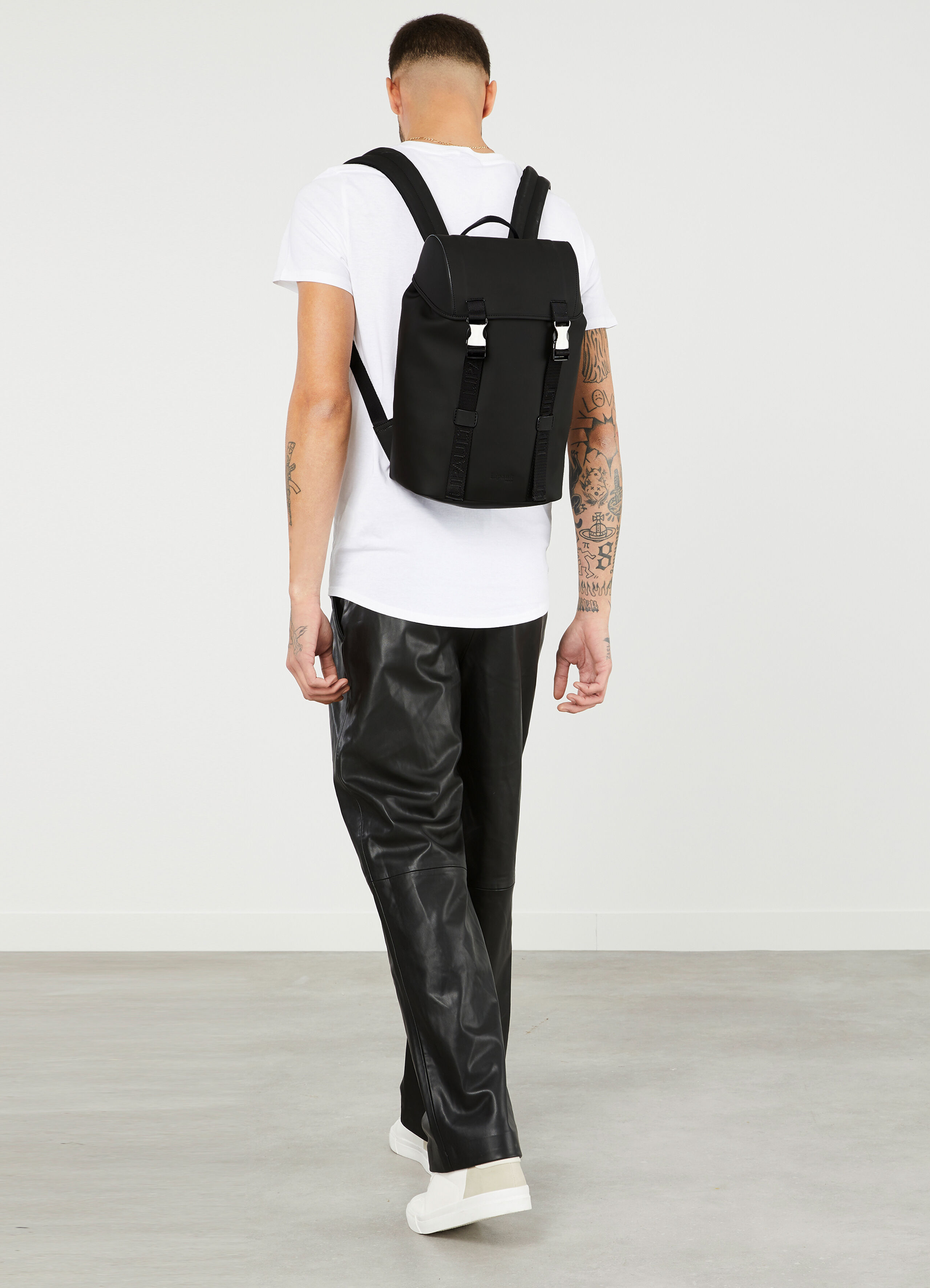Lipault Lost In Berlin Mini Exile Backpack  Black