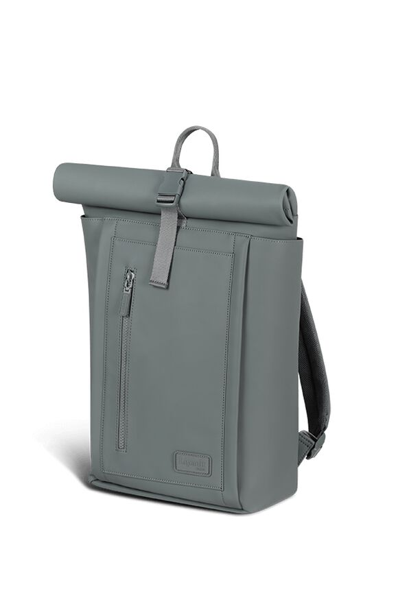 Lipault Lost In Berlin Rolltop Backpack  Cement Storm Lipault Lost In Berlin Rolltop Backpack  Cement Storm
