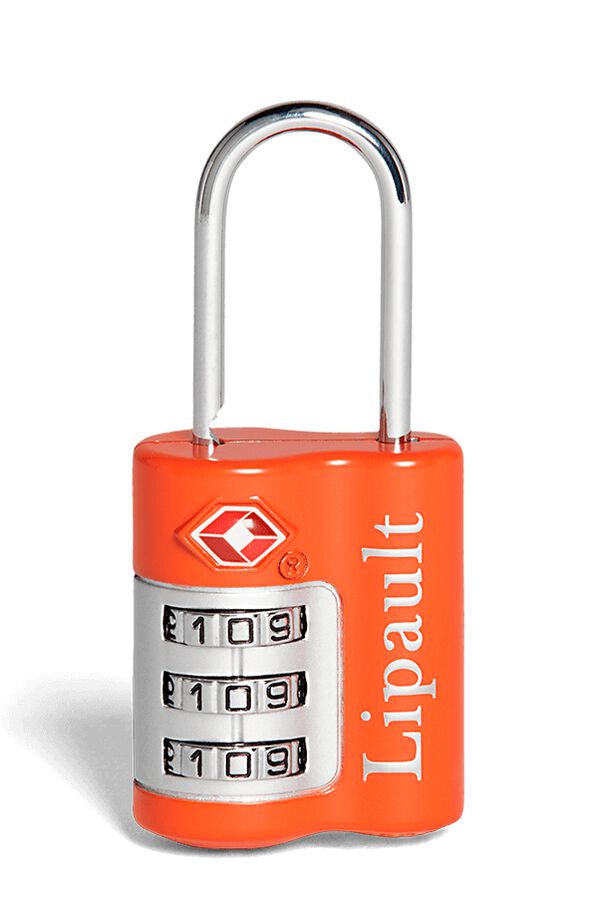 Lipault Lipault Accesorios de Viaje Cerradura TSA Naranja Lipault Lipault Accesorios de Viaje Cerradura TSA Naranja