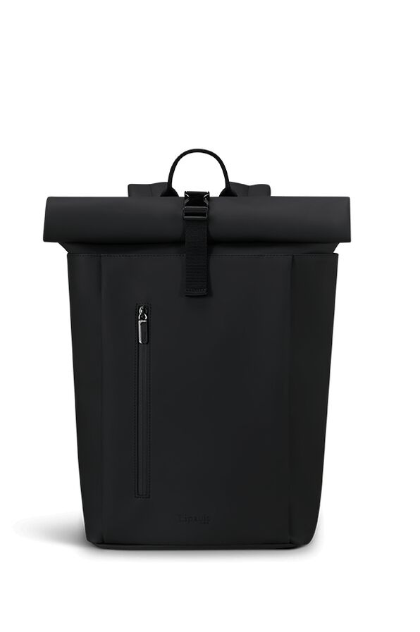 Lipault Lost In Berlin Rolltop Backpack 2.0  Black Lipault Lost In Berlin Rolltop Backpack 2.0  Black