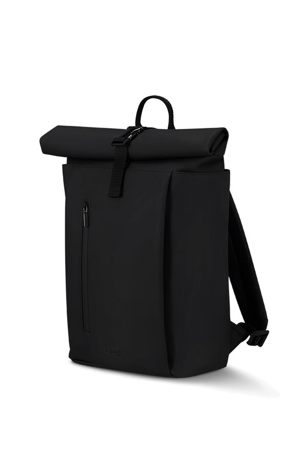 Lipault Lost In Berlin Rolltop Backpack 2.0  Black Lipault Lost In Berlin Rolltop Backpack 2.0  Black