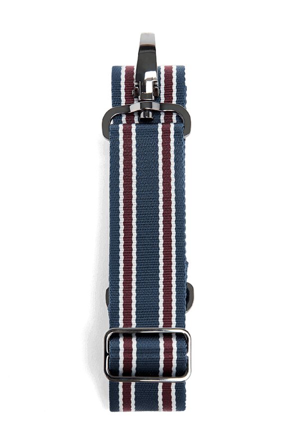 Lipault Plume Accessoires Shoulder Strap Bordeaux Stripes Lipault Plume Accessoires Shoulder Strap Bordeaux Stripes