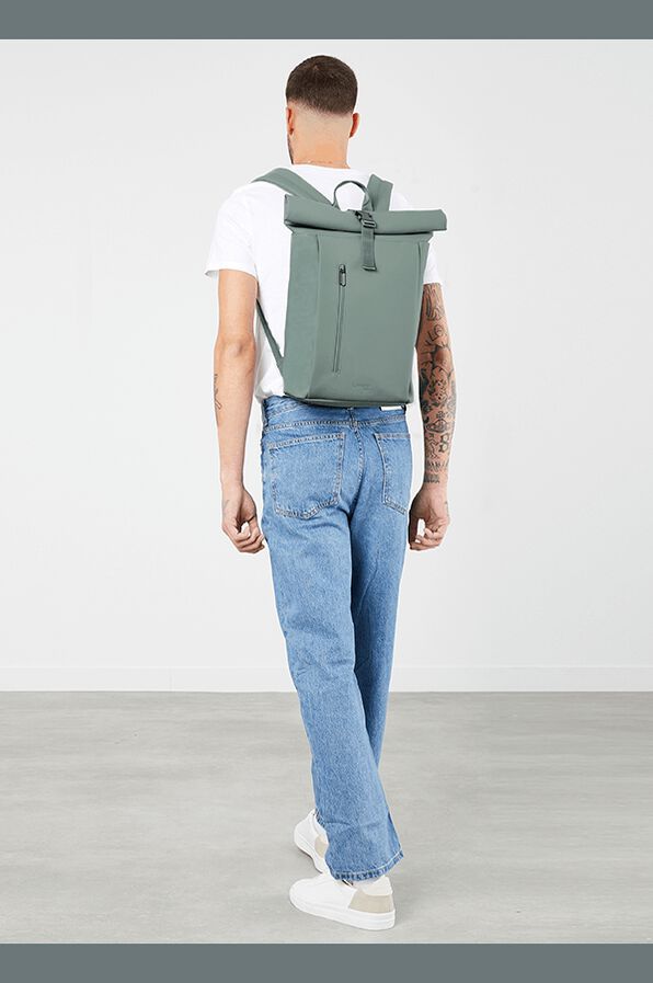 Lipault Lost In Berlin Rolltop Backpack 2.0  Yoga Green Lipault Lost In Berlin Rolltop Backpack 2.0  Yoga Green