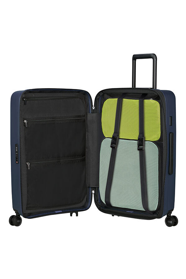 Samsonite Restackd Spinner Expandable 68cm  Midnight Samsonite Restackd Spinner Expandable 68cm  Midnight
